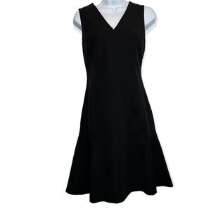 Banana Republic black dress with a-line/ ruffle